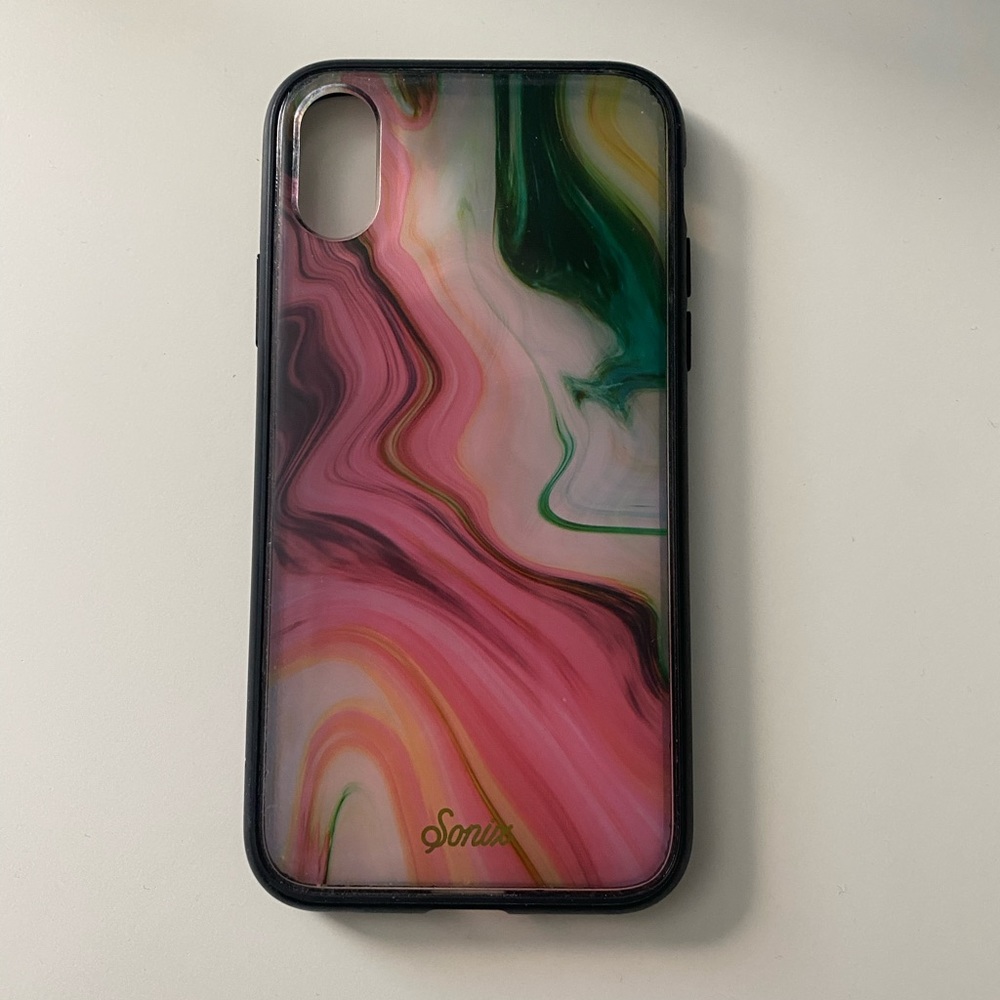 IPhone X marble phone case